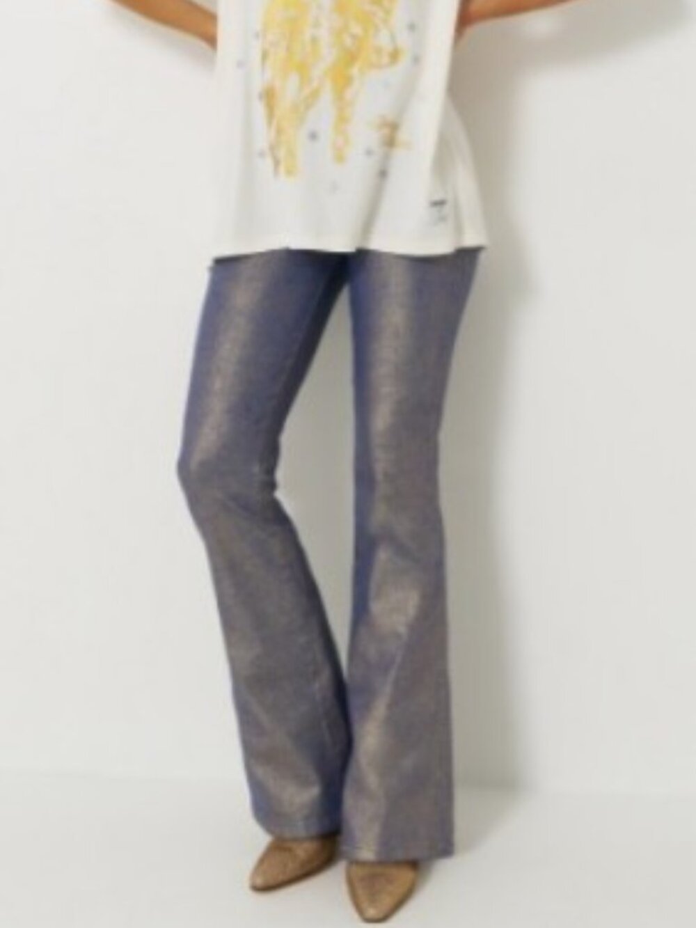 Wrangler Lainey Wilson Women's Glitter Flare Jeans 112373925 32X32